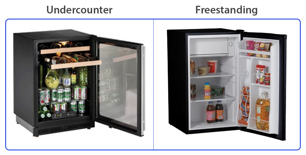 undercounter-vs-freestanding-beverage-center