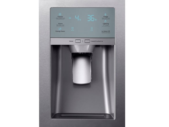 Refrigerator_French-Door_RF22KREDBSR_Control_Panel-Water_Dispenser_Silver