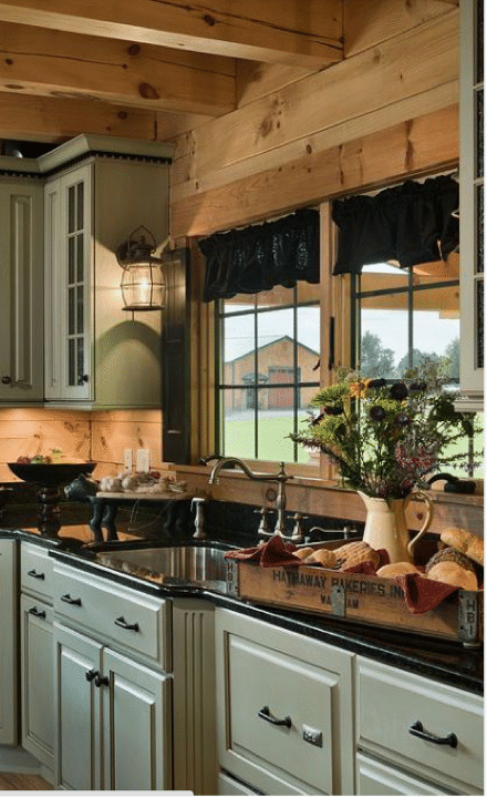 country-style-kitchen-wood-beam