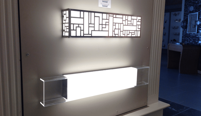 Led浴室墙面灯具现代形态1