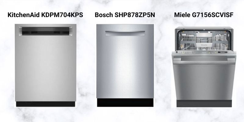 厨房助手- vs -博世- vs - 1000 -德国美诺公司洗碗机