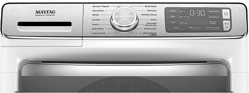 Maytag-front-load-washer-controls