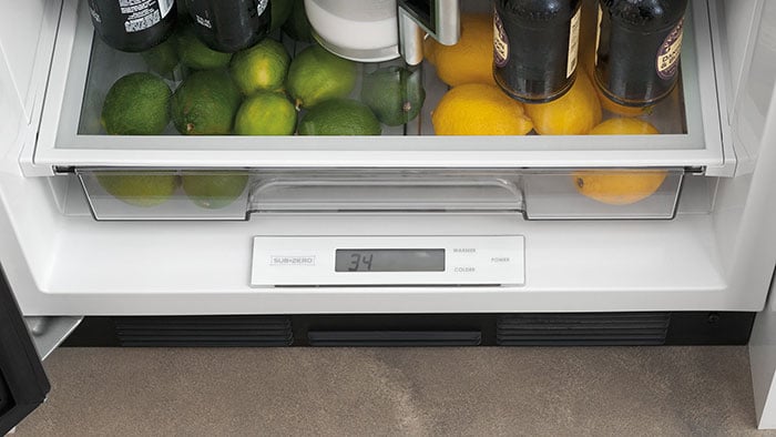 Sub-Zero-built-in-compact-refrigerator-temperature-controls