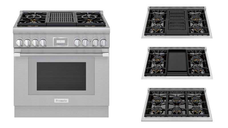Thermador-Professional-Gas-Range-36-inch-Pro-Harmony-PRG364