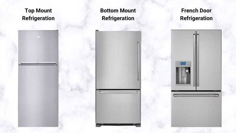 types-of-refrigerators